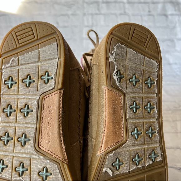 TOMS Nepal Suede Fur Lined Boots Sz 10 - Picture 8 of 10